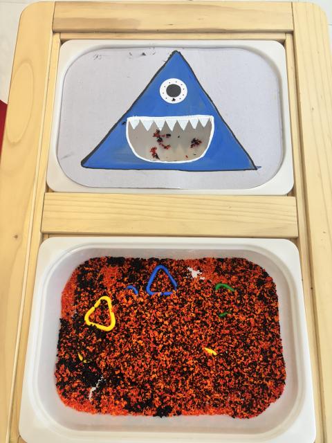 Feed the triangle Monster