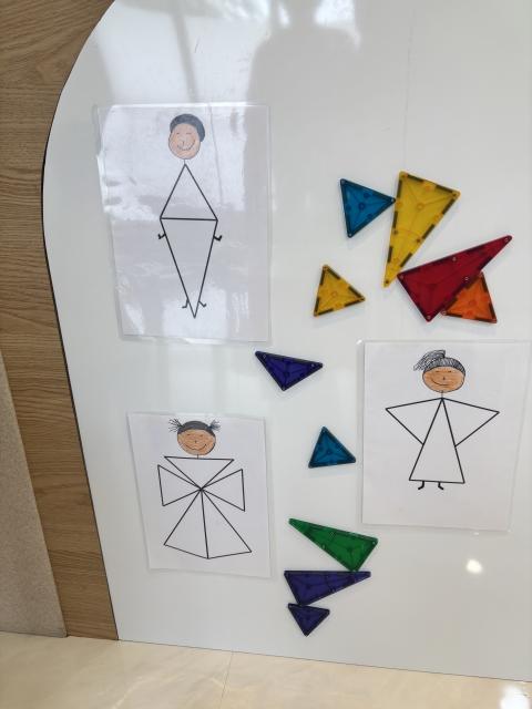 Dress up with triangles