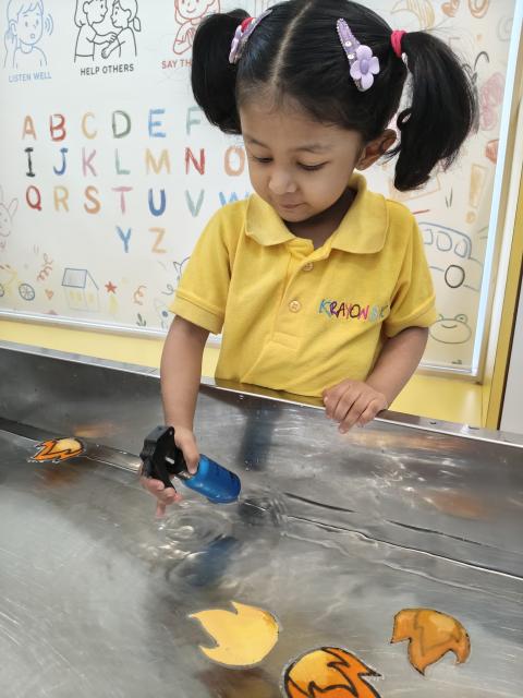 Firefighter on rescue